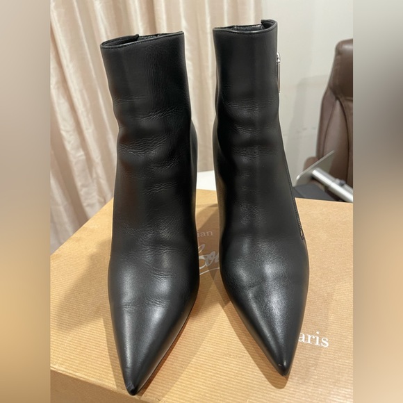 Christian Louboutin Birgikate 85 Calf Leather Ankle Boots - Size 40 - Picture 3 of 9